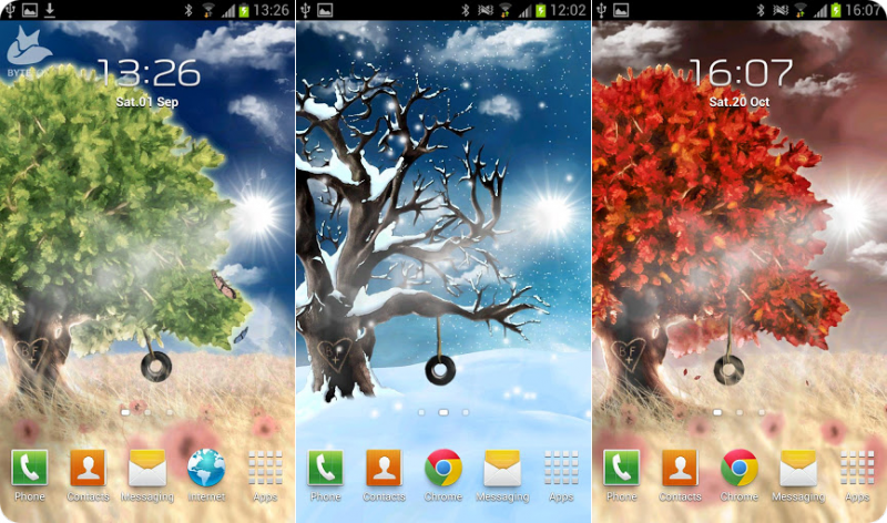Seasons дерево интерактивное. Живые обои Tree Live Android 5.0. Приложение. Движение, деревьев.-живые, обои!. Как пройти уровень живые деревья. Игры в реальном времени андроид